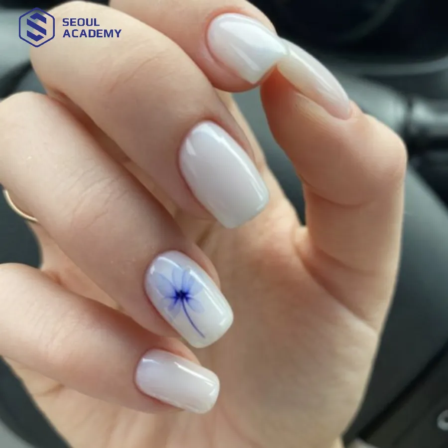 Bộ móng với hoa siêu đẹp cho nàng Bộ móng với hoa siêu đẹp cho nàng