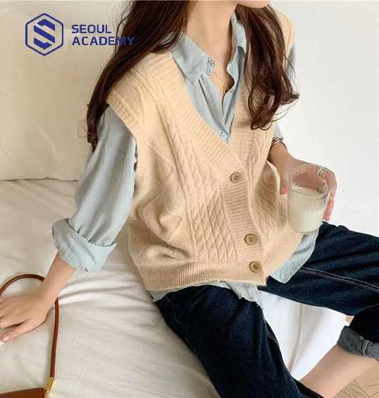 Áo gile dáng dài dễ phối đồ