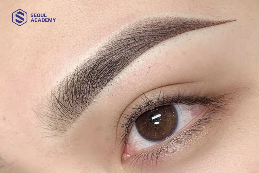 Những hạt sợi vi chạm giúp lông mày tự nhiên mà mềm mại