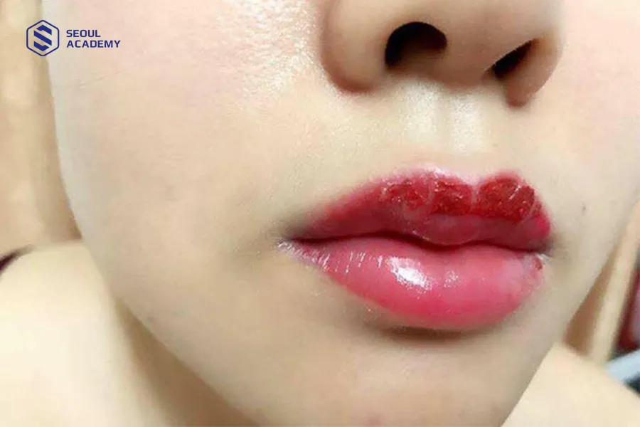 Môi bị cháy tê có những dấu hiệu rất dễ nhận biết