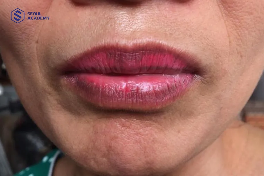 Phun môi bị cháy tê có thể xuất phát từ nguyên nhân kỹ thuật và cơ địa bị dị ứng thuốc tê