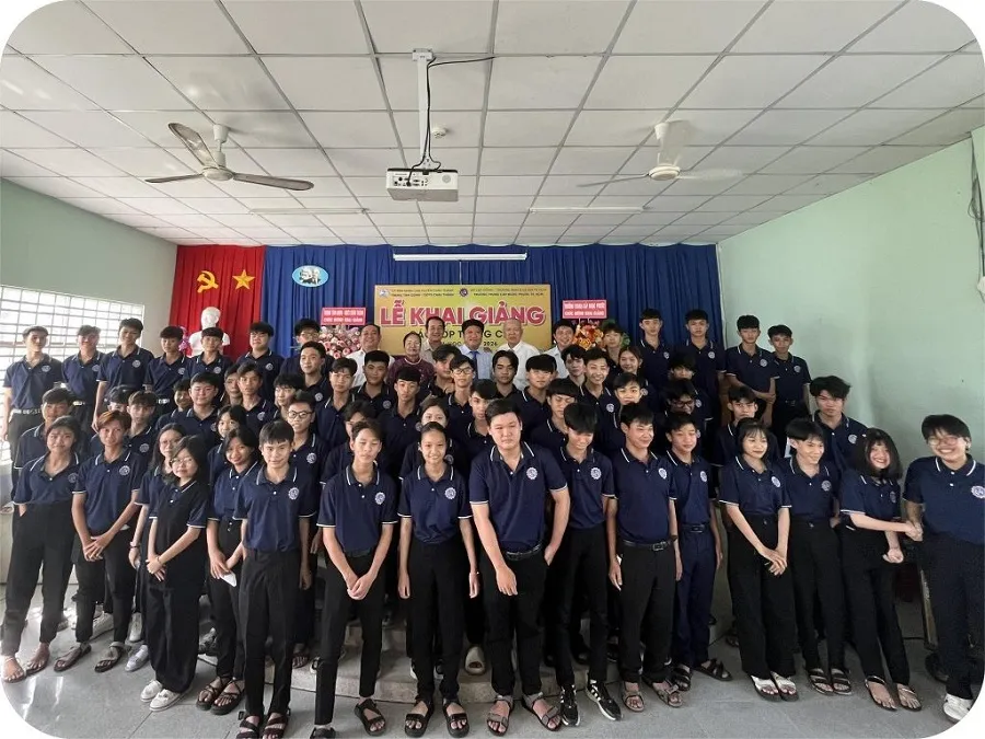 Khai giảng tại trường trung cấp Ngọc Phước