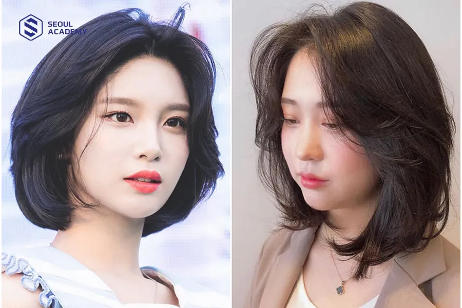 Giá tóc nữ uốn cụp chữ C trung bình từ 500.000 - 900.000đ