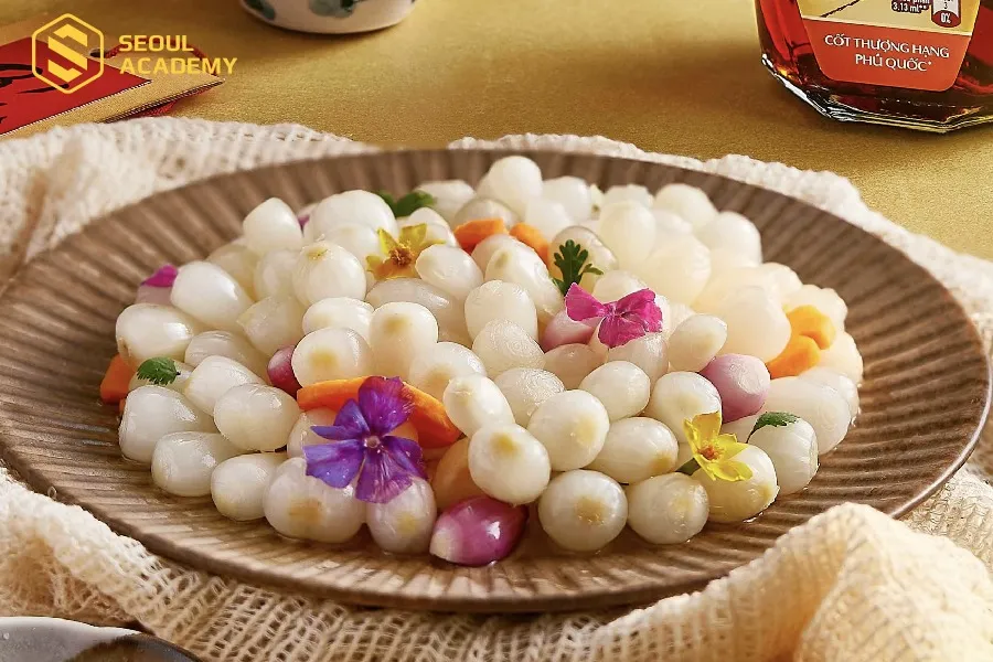 Củ kiệu bán rất chạy vào Tết Nguyên đán