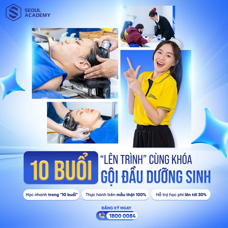 Seoul Academy là cơ sở cung cấp các khóa đào tạo gội đầu dưỡng sinh cấp tốc chất lượng Seoul Academy là cơ sở cung cấp các khóa đào tạo gội đầu dưỡng sinh cấp tốc chất lượng