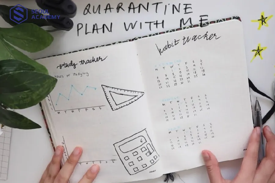 Lên kế hoạch học tập và đặt mục tiêu, thời gian học rõ ràng, cụ thể