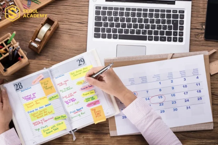 Các bạn học sinh cần lên kế hoạch học rõ ràng