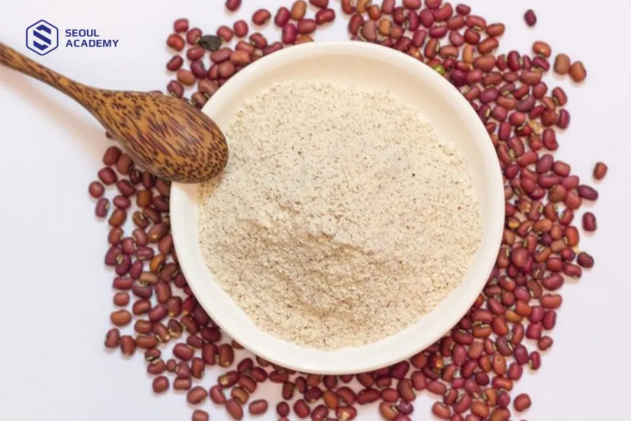 Công thức kem trộn body với Vaseline và bột đậu đỏ, sữa tươi không đường