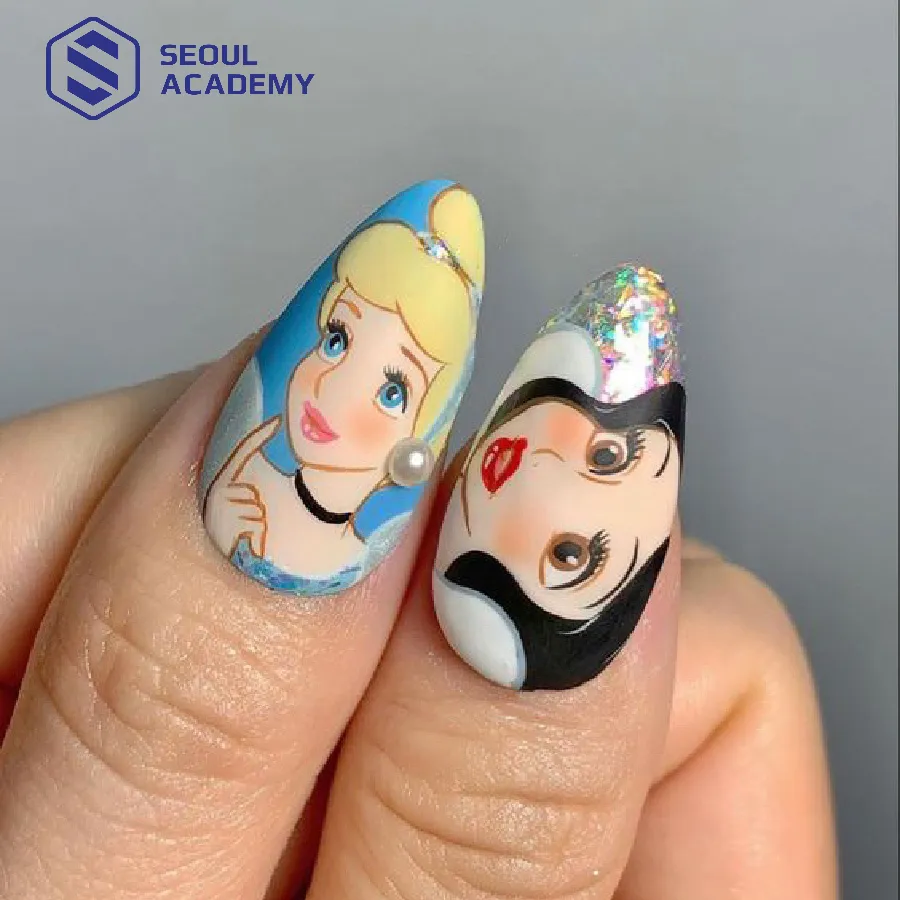 Các mẫu nail lấy cảm hứng từ các nàng công chúa trong Walt Disney