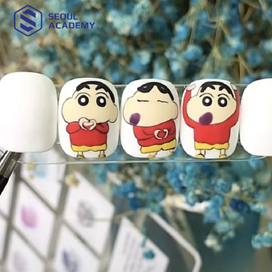 Nail hoạt hình Shin cậu bé bút chì