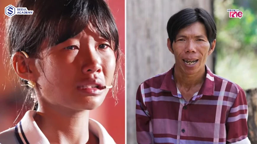 Thông qua màn hình nhỏ, Anh Hoàng Anh nhắn nhủ đến các con những lời tận sâu trái tim