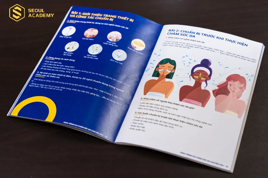 Tất cả các giáo trình tại Seoul Academy đều rất đầu tư và trau chuốt Tất cả các giáo trình tại Seoul Academy đều rất đầu tư và trau chuốt