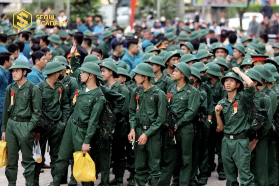 Thời gian đi nghĩa vụ quân sự với tất cả mọi người là 2 năm