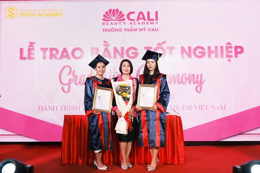 Cali Beauty Academy cấp chứng chỉ hành nghề có giá trị toàn quốc