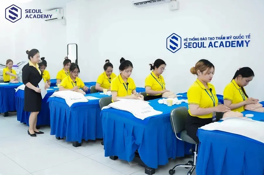 Trong khóa học bạn sẽ được đào tạo quy trình massage chuẩn