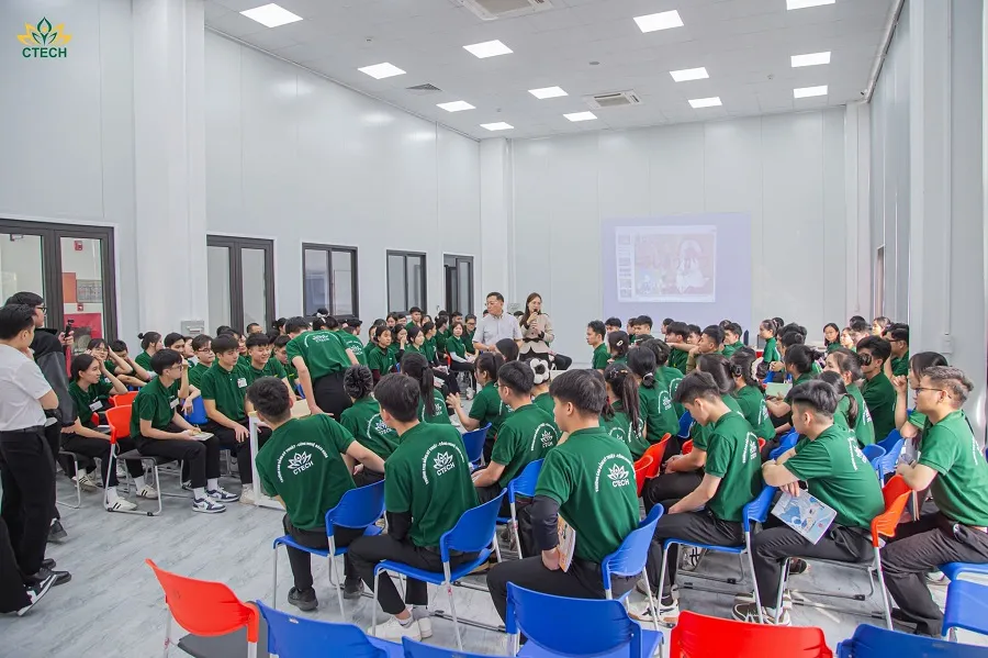 CTECH mang đến cho học viên môi trường học tập năng động, thoải mái