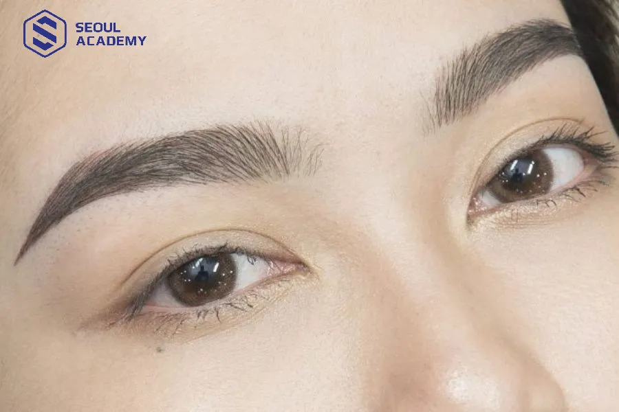 Kiểu chân mày đẹp Ombre