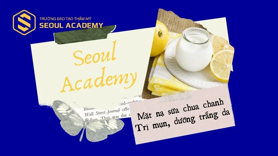 Mặt nạ sữa chua chanh - Trị mụn, dưỡng trắng da