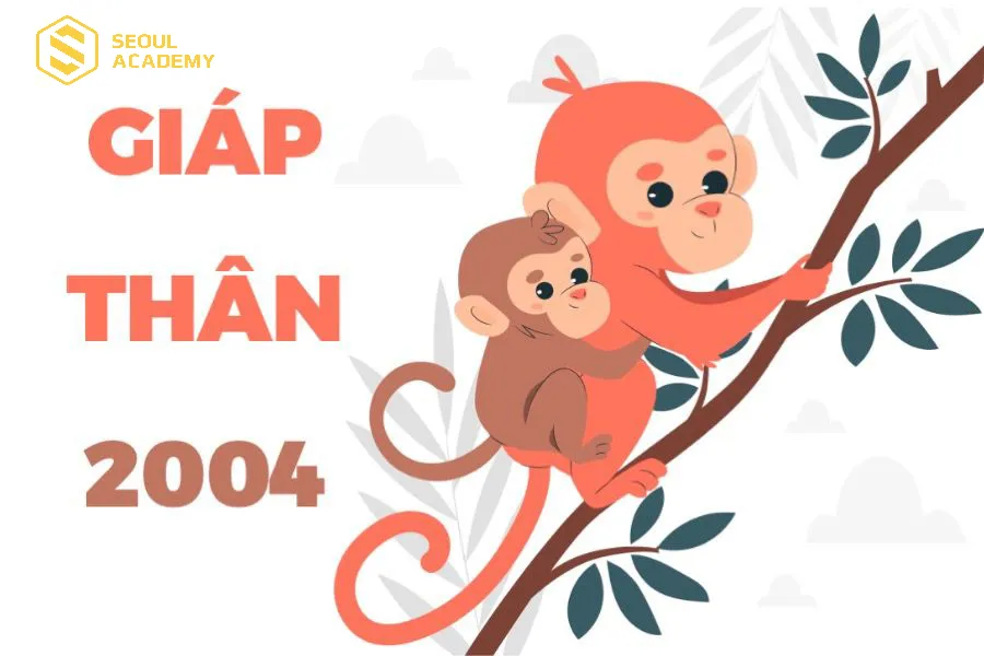 Tuổi Giáp Thân 2004, còn được gọi là Quá Thụ Chi Hầu (Khỉ leo cây), mệnh Thuỷ, cụ thể là Truyền trung thủy