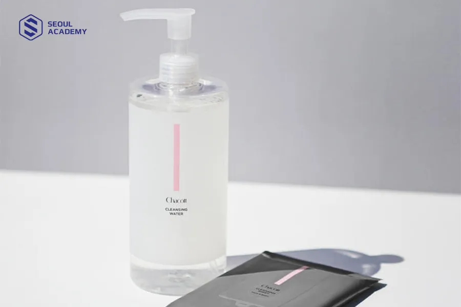 Nước tẩy trang Chacott không gây kích ứng hay châm chích da