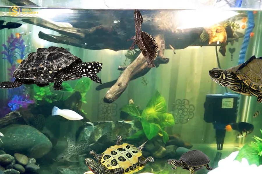 Hiện nay rùa được nuôi làm cảnh rất nhiều