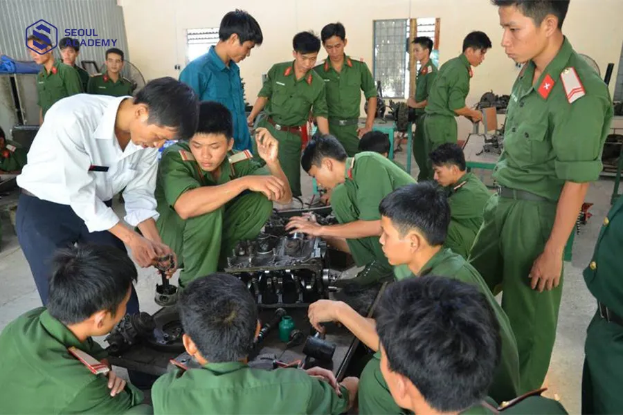 Thẻ học nghề công an xuất ngũ có thể áp dụng tại trường dạy nghề thuộc hệ thống BQP