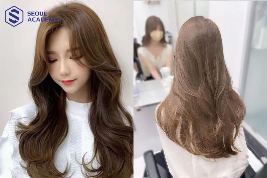 Hạ tone tóc tẩy xuống nâu lạnh vừa thời thượng, lại không quá sáng