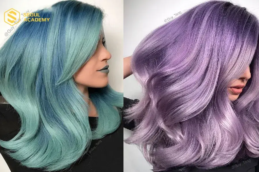 Tóc tẩy rồi có nhuộm màu khác được không?