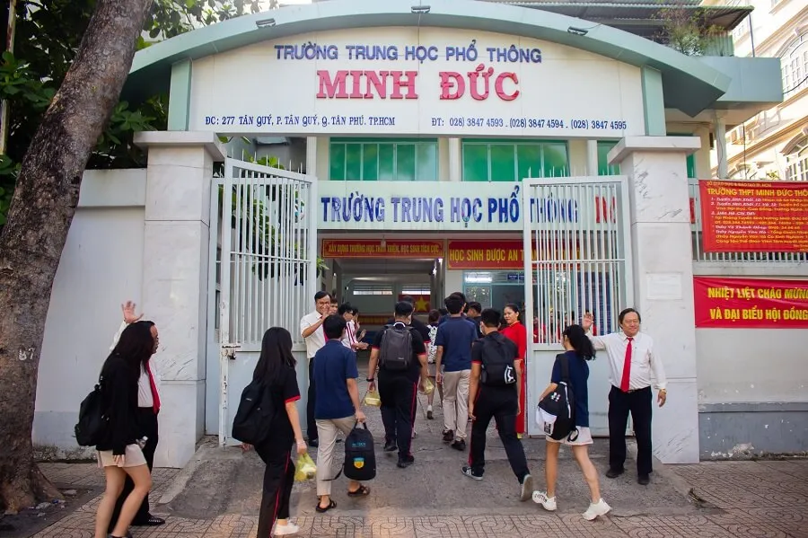 Trường THPT Minh Đức là ngôi trường dân lập có học phí hợp lý tại TPHCM