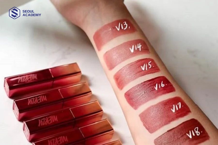 Những màu son hợp với da ngăm như V16