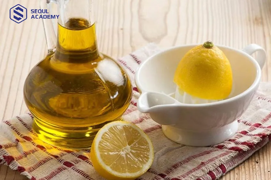 Cách tắm trắng bằng chanh và dầu ô liu