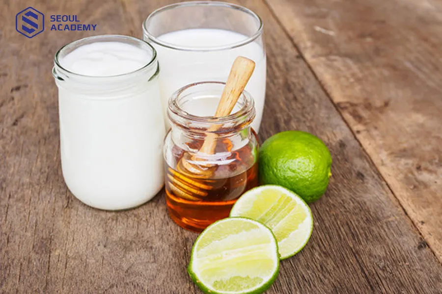 Cách tắm trắng bằng chanh, mật ong và sữa tươi