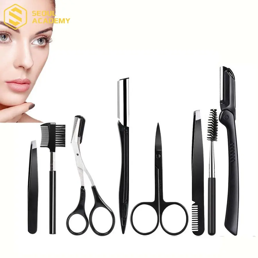 Chuẩn bị một số dụng cụ cơ bản để tự tỉa lông mày tại nhà