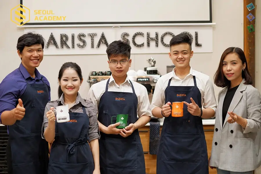 Barista School sở hữu giáo trình giảng dạy độc quyền