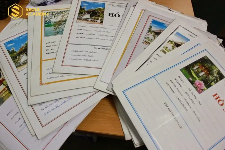 Chú ý điền chính xác những thông tin cá nhân trên hồ sơ