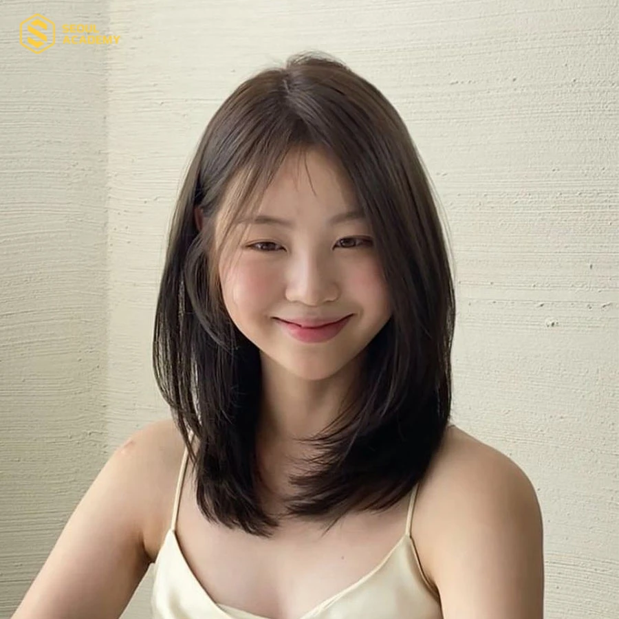 Tóc lob giúp tỷ lệ khuôn mặt cân đối