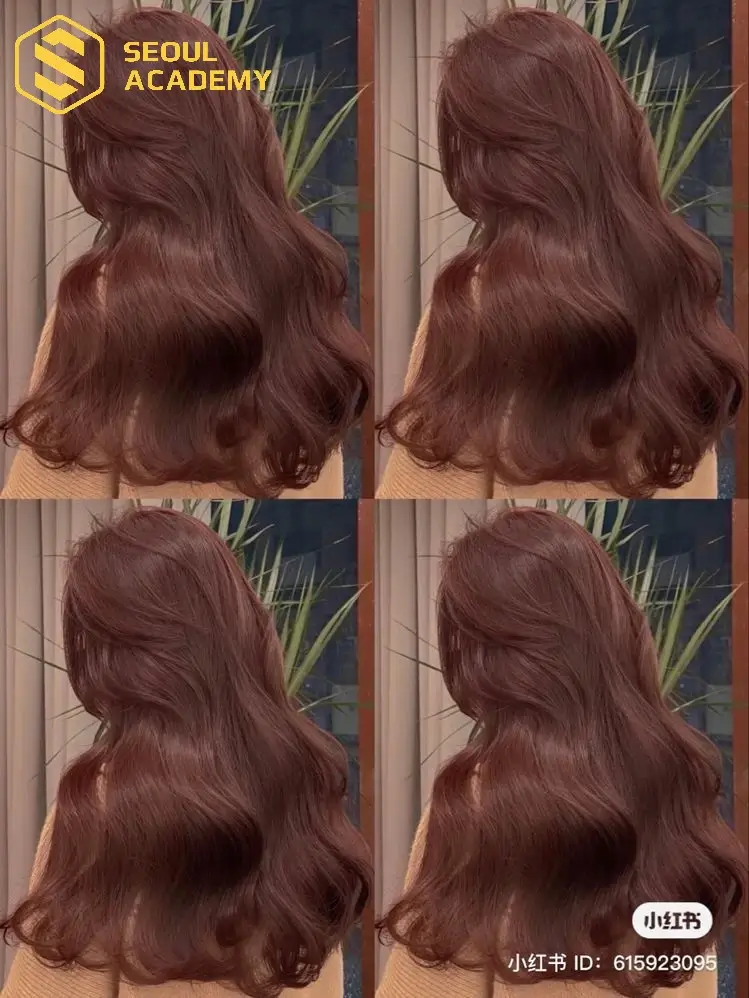 Tóc màu nâu đồng rực rỡ rất thích hợp với những cô nàng cá tính