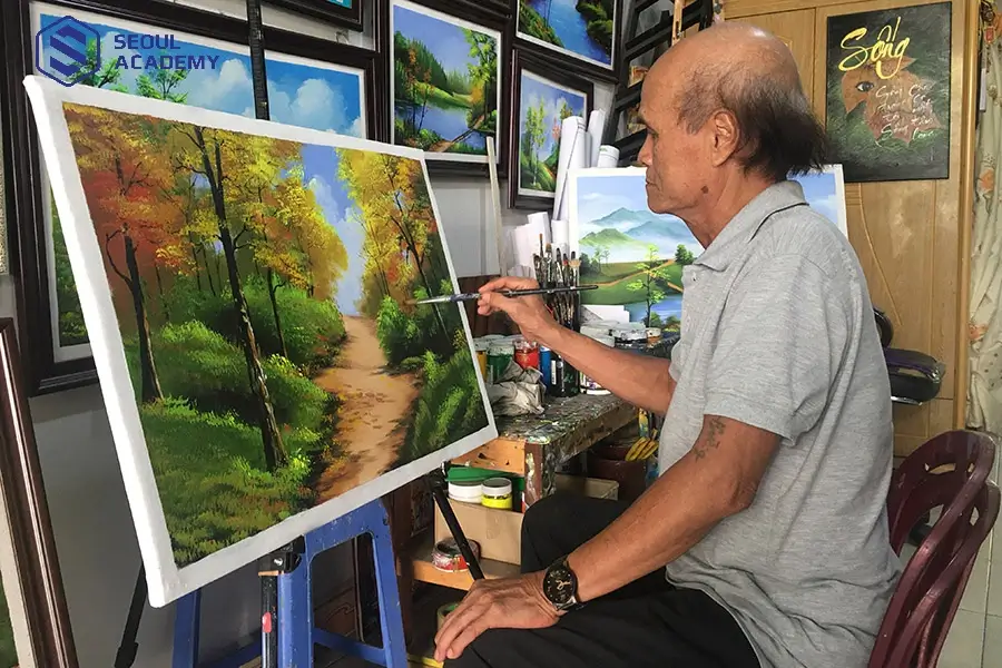 Hoạ sĩ là công việc đòi hỏi sự sáng tạo hơn độ tuổi