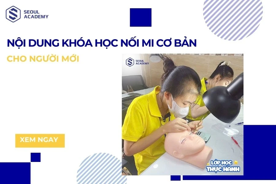 Tìm hiểu nội dung khóa học nối mi cơ bản