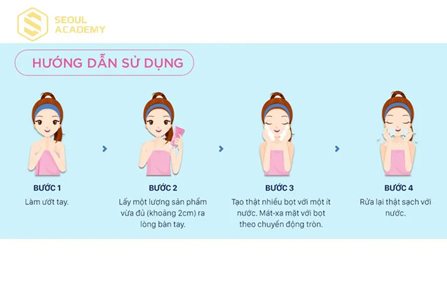 Hướng dẫn rửa mặt đúng cách ở bước skincare tuổi dậy thì