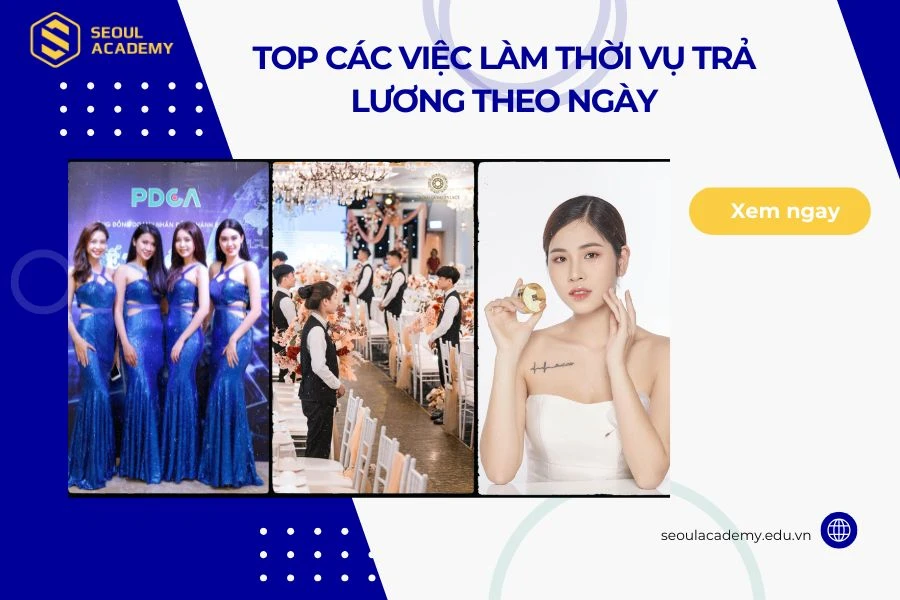 10+ Việc làm thời vụ trả lương theo ngày lương cao 2026