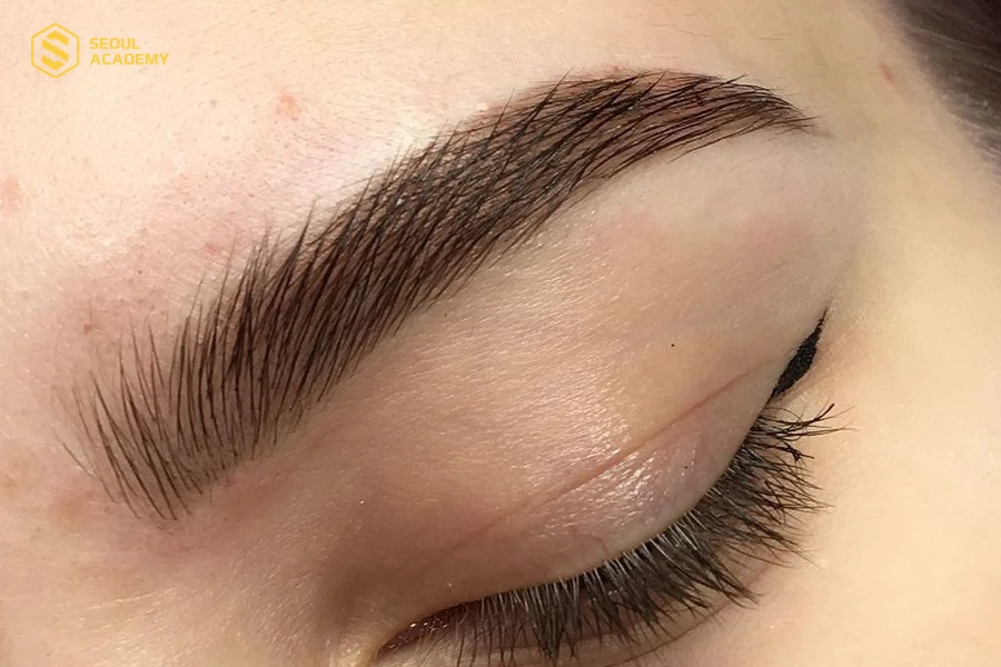 Chân mày màu nâu đen