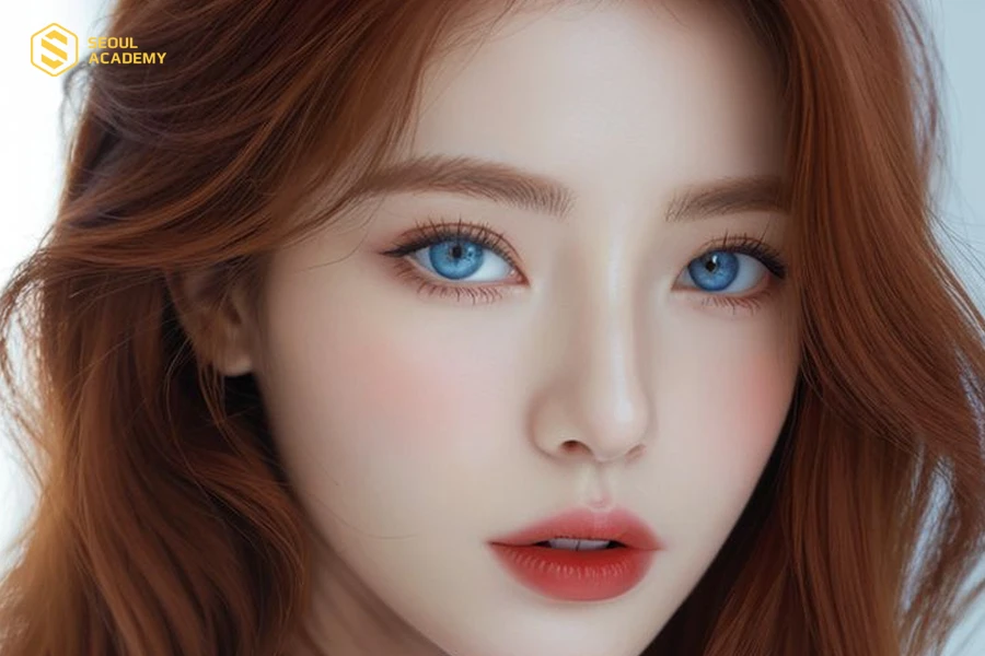 Chân mày màu nâu đồng