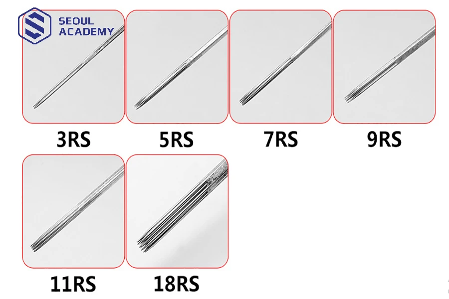Loại kim RS có cấu tạo đầu tròn, không chụm lại một điểm