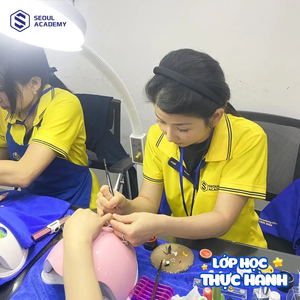 Seoul Academy chú trọng đào tạo bám sát thực hành với đến 90% thời lượng khóa học