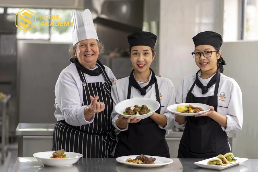 Trường Cao đẳng quốc tế Pegasus với các khóa học nấu ăn đa dạng