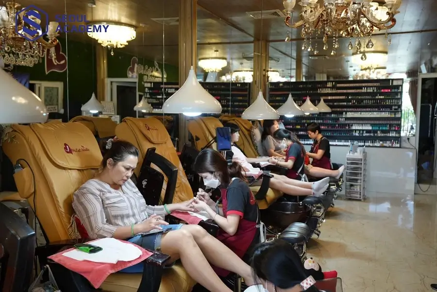 Học viên tại Dalat nails được học tập trong môi trường cơ sở vật chất hiện đại
