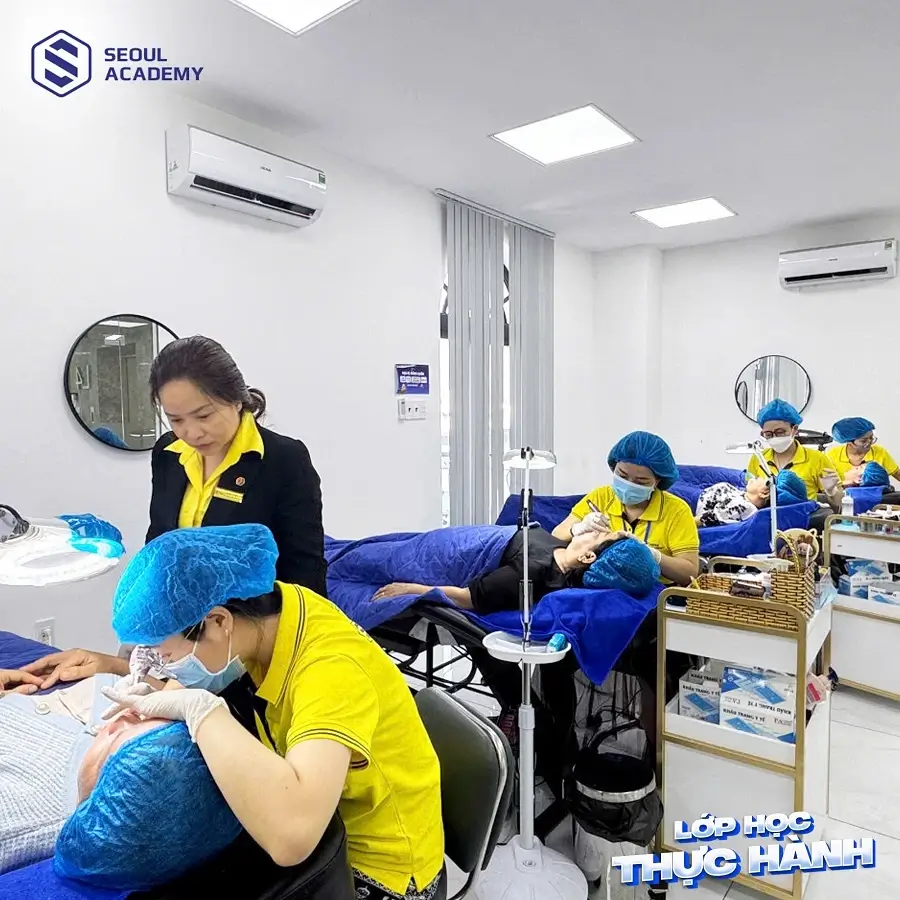 Seoul Academy với khóa học phun xăm giá cả hợp lý