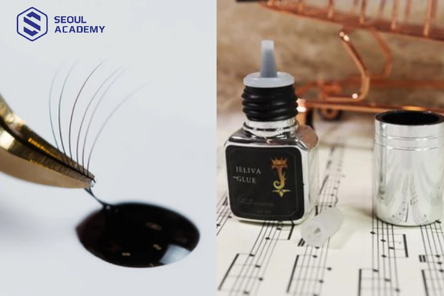 Keo nối mi Jeliva được sử dụng rất nhiều