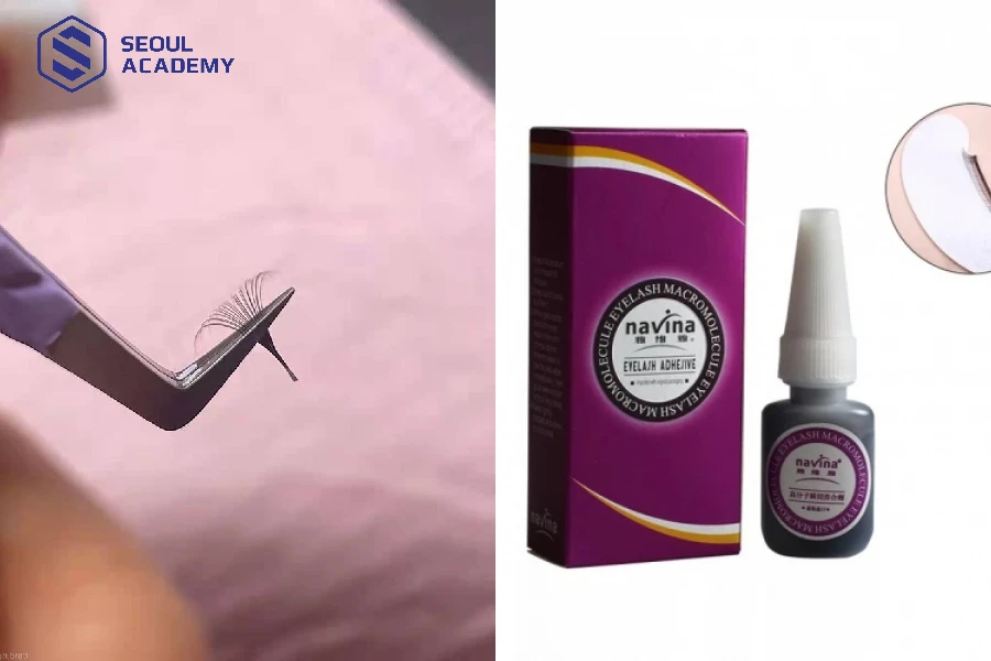 Keo nối mi Navina có xuất xứ từ Hàn Quốc